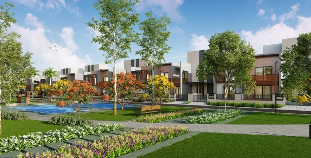 AIPL DreamCity NXT landscaped residential area