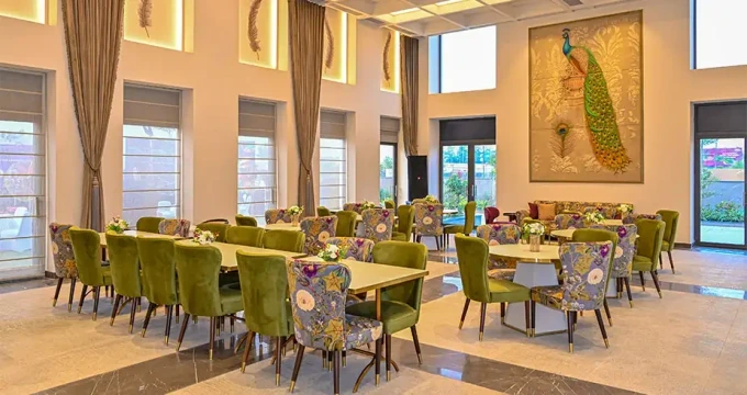 AIPL DreamCity NXT lounge and dining area