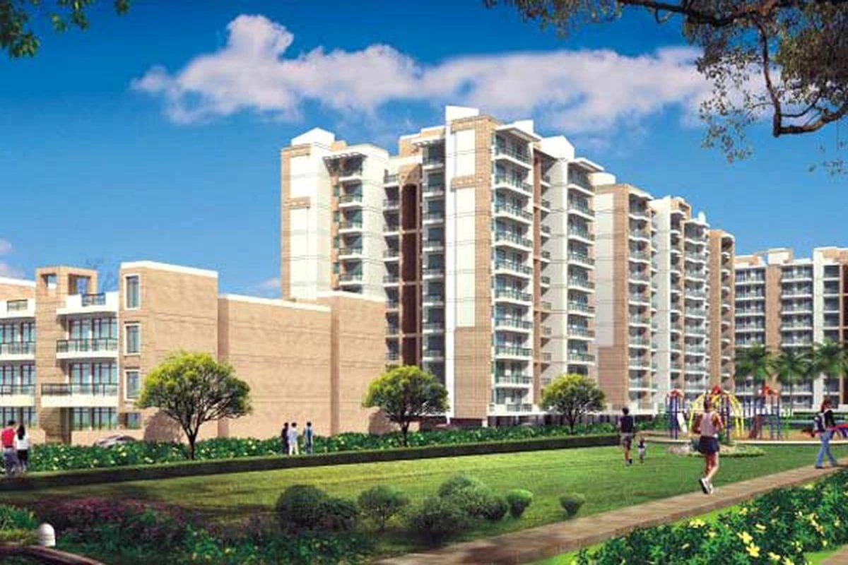 Residential apartments and children's play area at ATM Amritsar One, Amritsar